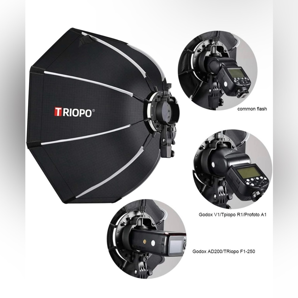TRIOPO KX65 25.6inch/65cm Portable Octagon Softbox Reflector [ SOLD ]